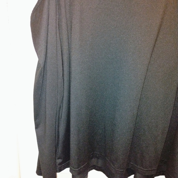 SHEIN Black Cold Shoulder Blouse with Zipper Detail - Picture 7 of 9